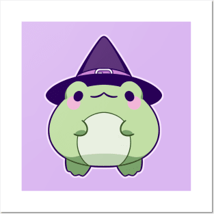 Little Frog Witch | Halloween Posters and Art